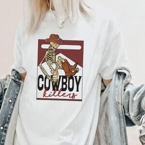 Cowboy Killers Western Retro Country Graphic Streetwear Unisex Classic T-Shirt